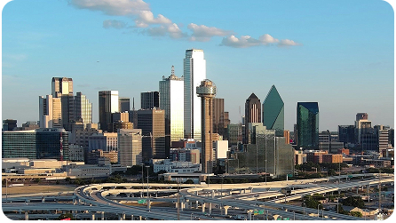 Aerial view of Quebec neighborhood